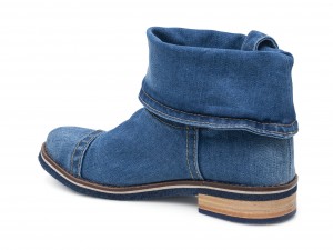 Botki  jeansowe damskie Lanqier   44C-264