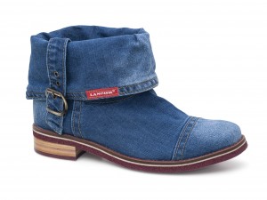 Botki  jeansowe damskie Lanqier   44C-263