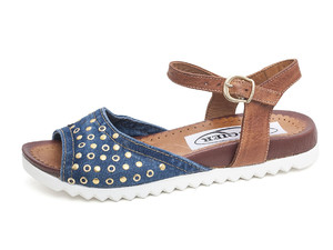 Buty jeansowe dżinsowe damskie Lanqier 42C-206